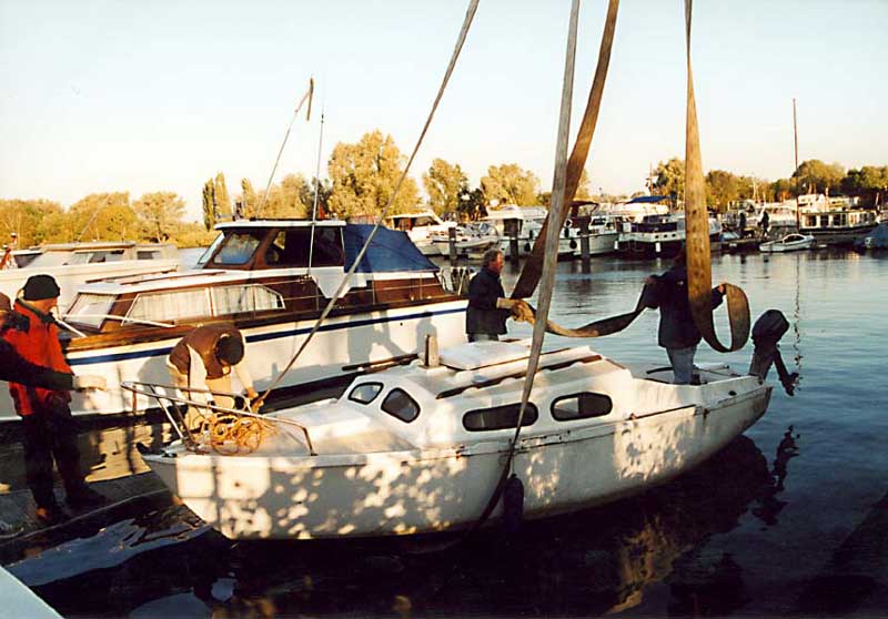 Zuerst anbinden