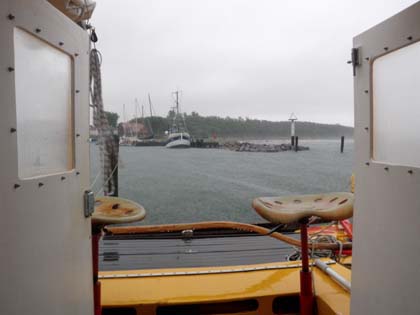 Regen Hinten